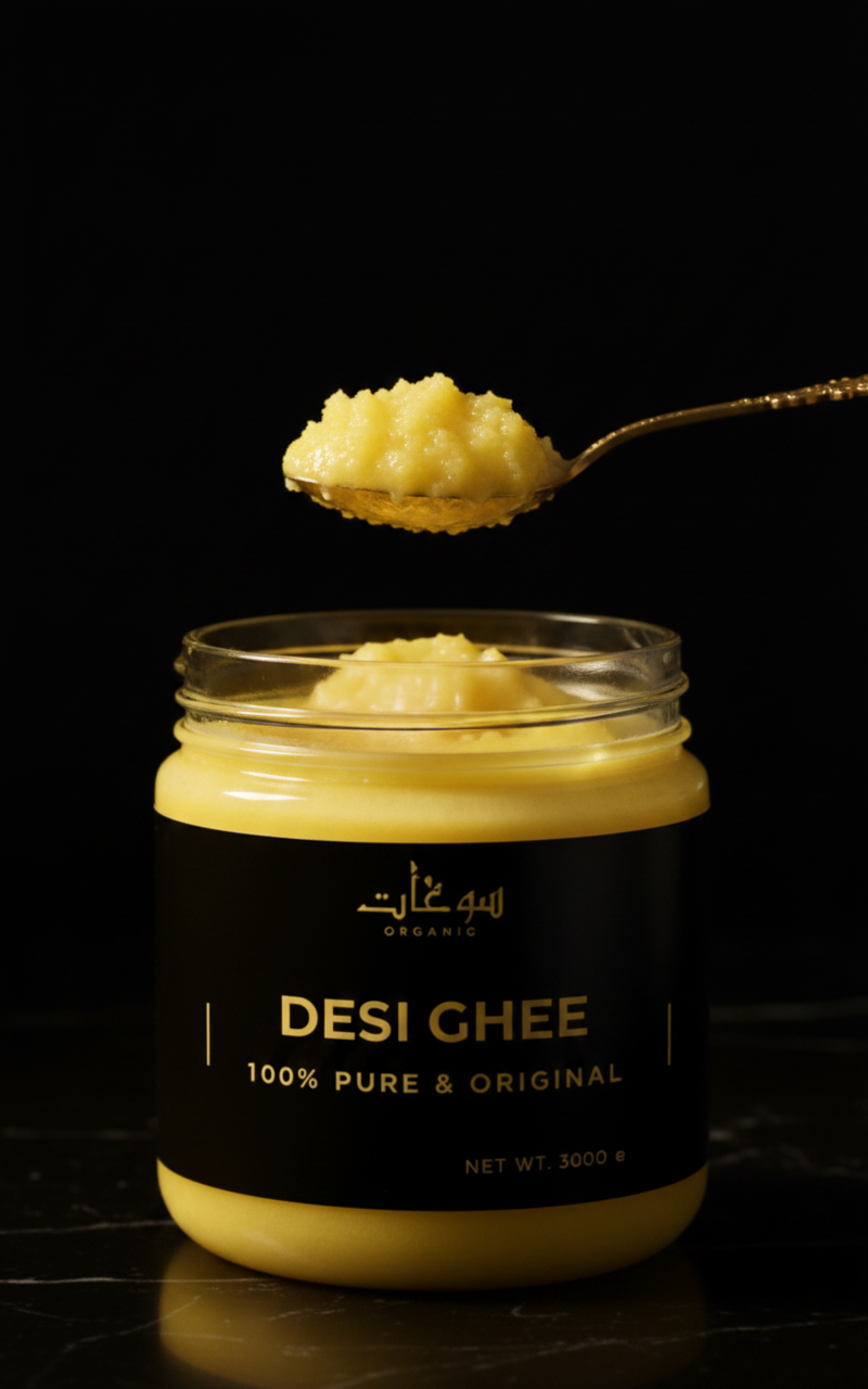 White Amber: Artisanal Buffalo Desi Ghee (100% Pure & Ancestral)